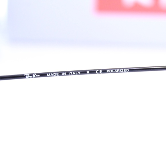  LAST ONE   RAYBAN 3025 002/58 POLARIZED BLACK - Picture 7 of 8